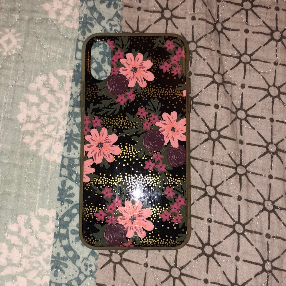 Cute iPhone X Pink Floral Case